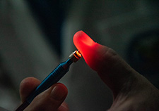 Caption: Near-infrared light can penetrate deeply into the body’s tissue.